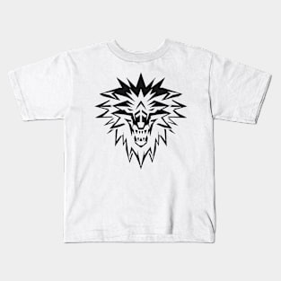 Wolf head symbol icon logo Kids T-Shirt